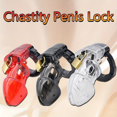 Men's Penis Chastity Cage, Sex Training Accessory For Pleasure Enhancing, Sex Toy For Adult Men SM