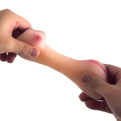 Pocket Pussy Male Masturbator 3D Realistic Textured Vagina And Tight Anus Pleasure Sex Toys For Men Oral Sex Self Pleasure Stroker Silica Gel Vacuum Suction Sex Doll