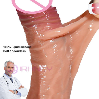 ดิลโด้สมจริง18 + เซ็กซ์ทอยสำหรับผู้หญิงอวัยวะเพศชายขนาดเล็กสายรัดบนดิลโด้เลสเบี้ยนผู้ใหญ่เกมเซ็กซ์ไม่มีเครื่องสั่น dildos sexshop