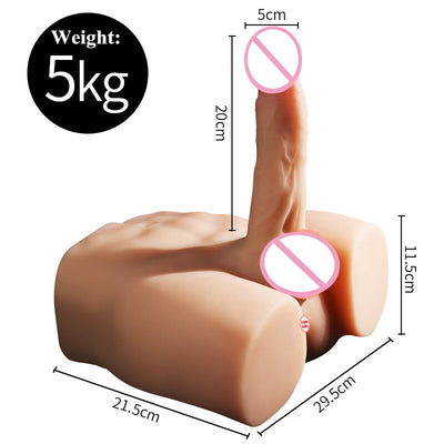 อวัยวะเพศชายเซ็กซี่ยาว20ซม. เซ็กซ์ทอยต่อมลูกหมากกระตุ้นเซ็กซ์ทอยกล้ามเนื้อแข็งแรงก้นตุ๊กตายางผู้หญิงอุปกรณ์ช่วยตัวเอง