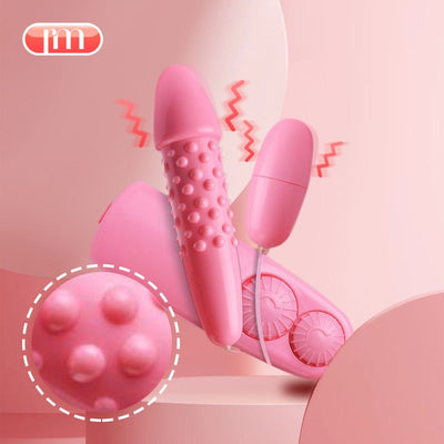 ดิลโด้ไวเบรเตอร์สำหรับผู้ใหญ่ผลิตภัณฑ์เซ็กซ์ทอยเครื่องสั่นกระตุ้นไข่คู่ควบคุมระยะไกล