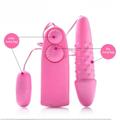 ดิลโด้ไวเบรเตอร์สำหรับผู้ใหญ่ผลิตภัณฑ์เซ็กซ์ทอยเครื่องสั่นกระตุ้นไข่คู่ควบคุมระยะไกล