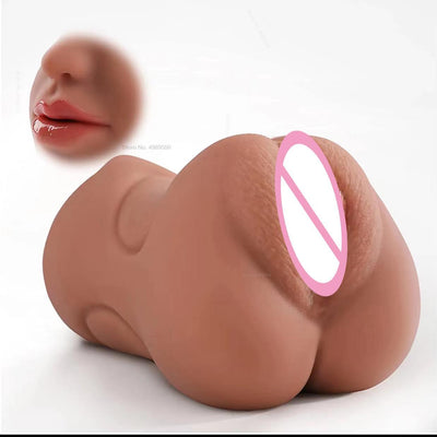 ชายสำเร็จความใคร่ผู้ใหญ่อุปกรณ์ที่สมจริง3D ผู้หญิงช่องคลอดและ Anal เซ็กซ์ทอยสำหรับ Men 'S Soft และ Secure 18ปี-ผู้หญิงหี