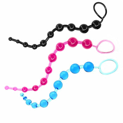 5 Colors Vibrator Anal Beads Butt Plug Stimulator Massager Sex Toy for Women Anal Balls Butt Plug Toys for Beginners Sex Tools