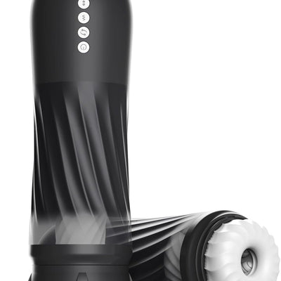 Tracy's Dog Sex Toys for Men, Automatic Male Masturbator with 3 Twisting, 5 Thrusting & Vibration Modes, Hands-Free Heating Male Vbrating Stroker, Adult Toy Pocket Pussy for Man Gay Play, Steelcan