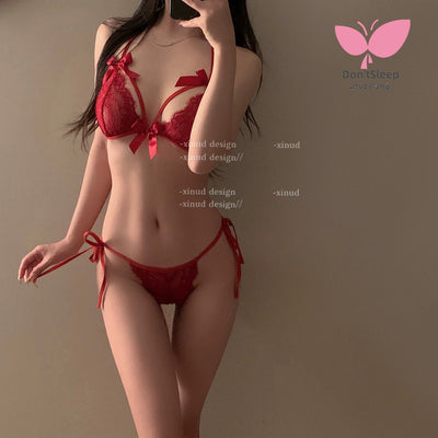 ชุดนอนไม่ได้นอนลูกไม้ชุดนอน sexy กางเกงในผู้หญิงขอบลูกไม้กางเกงในผู้หญิงยกแพ็ค（H9112） SL01