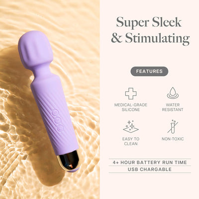 Ava Vibrator Sex Toys – 4 Hour Battery Life | Water Resistant Body Safe Silicone | Clitoral Vibrators Couples Sex Toy with multi patterns and speeds– Clit Stimulator Vibrator for Women – Discreet Gift