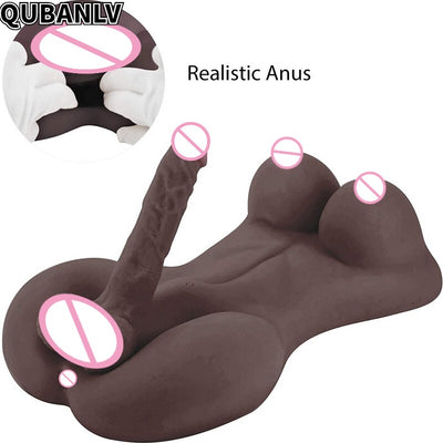 ผู้ใหญ่เซ็กซ์ทอยแน่น Anus ตุ๊กตายางซิลิโคนชายสีดำลำตัวยาวอวัยวะเพศชายครึ่งหญิงรุ่นชายรุ่น Big Penis กับ18 + Xxx