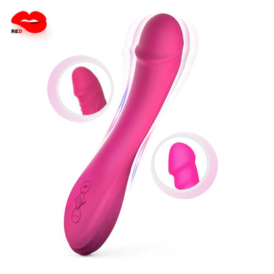 Dildo Vibrator สำหรับผู้หญิง Clit Stimulator ซิลิโคน G Spot ช่องคลอด Anal Vibrator หญิง Masturbator ผู้ใหญ่เซ็กซ์ทอยสำหรับผู้หญิง