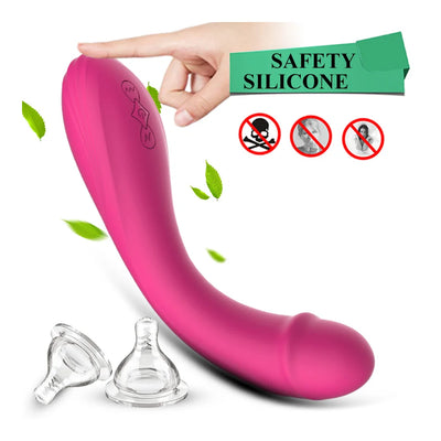 Dildo Vibrator สำหรับผู้หญิง Clit Stimulator ซิลิโคน G Spot ช่องคลอด Anal Vibrator หญิง Masturbator ผู้ใหญ่เซ็กซ์ทอยสำหรับผู้หญิง