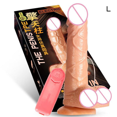 Realistic Female Vibrator Dildo Huge Remote Control Penis with Suction Cup G-Spot Masturbation Sex Toys for Women