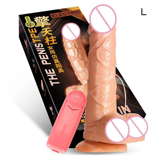 Realistic Female Vibrator Dildo Huge Remote Control Penis with Suction Cup G-Spot Masturbation Sex Toys for Women