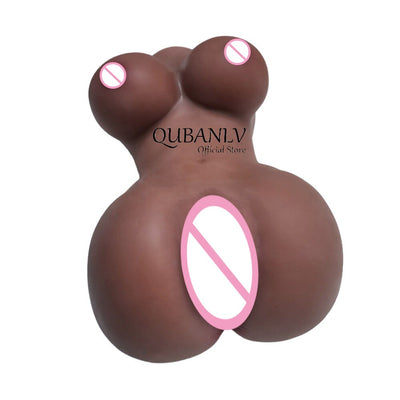 ชายสีน้ำตาล Masturbation ของเล่นโครงกระดูกโลหะนุ่มหน้าอก3D ที่สมจริงช่องคลอด Anal Dual Channel พ็อกเก็ตหีผลิตภัณฑ์สำหรับผู้ใหญ่