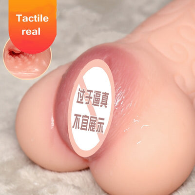 ซิลิโคนพ็อกเก็ตหีเซ็กซ์ทอย Real ประดิษฐ์ช่องคลอด Masturbators ชายจริง Anal ผู้ใหญ่ความอดทนการออกกำลังกายของเล่น