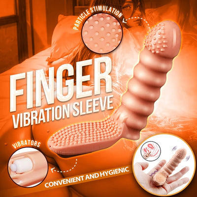 Silicone Finger Vibrator For Women,Clit Stimulator G-spot Vibrator Clitoral Stimulation Massager Female Masturbation Sex Product