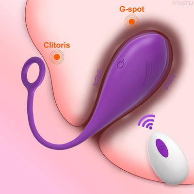 Remote Wireless G Spot Vibrator with Panties – Wearable Love Egg for Clitoral & G-Spot Stimulation,Waterproof Sex Toys for Women
