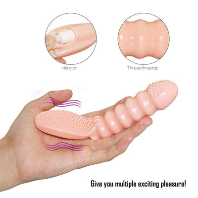 Silicone Finger Vibrator For Women,Clit Stimulator G-spot Vibrator Clitoral Stimulation Massager Female Masturbation Sex Product