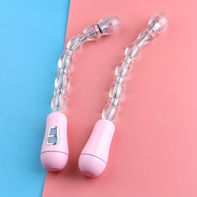 Vibrating Anal Plug 12 Speed Rechargeable Bendable Vibrating Anal Beads Arbitrarily Curved Anal Play Sex Toys